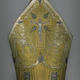 Mitre of Pius XI (reigned 1922–39) Italian, 1929 Courtesy of the Collection of the Office of Liturgical Celebrations of the Supreme Pontiff, Papal Sacristy, Vatican City. Image courtesy of The Metropolitan Museum of Art, Digital Composite Scan by Katerina Jebb.